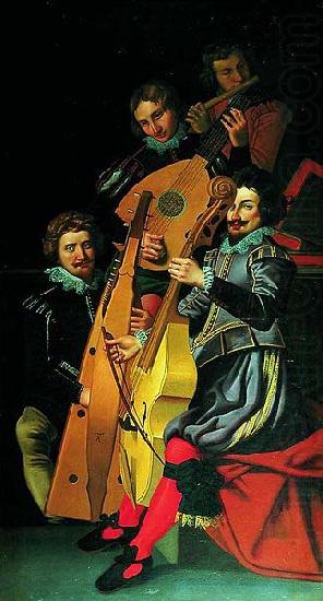 Reinhold Timm Christian IV's musicians. china oil painting image